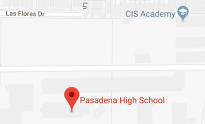 Map to Pasadena High School