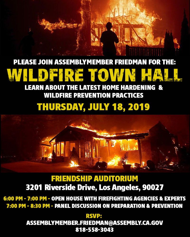 Wildfire Town Hall flyer