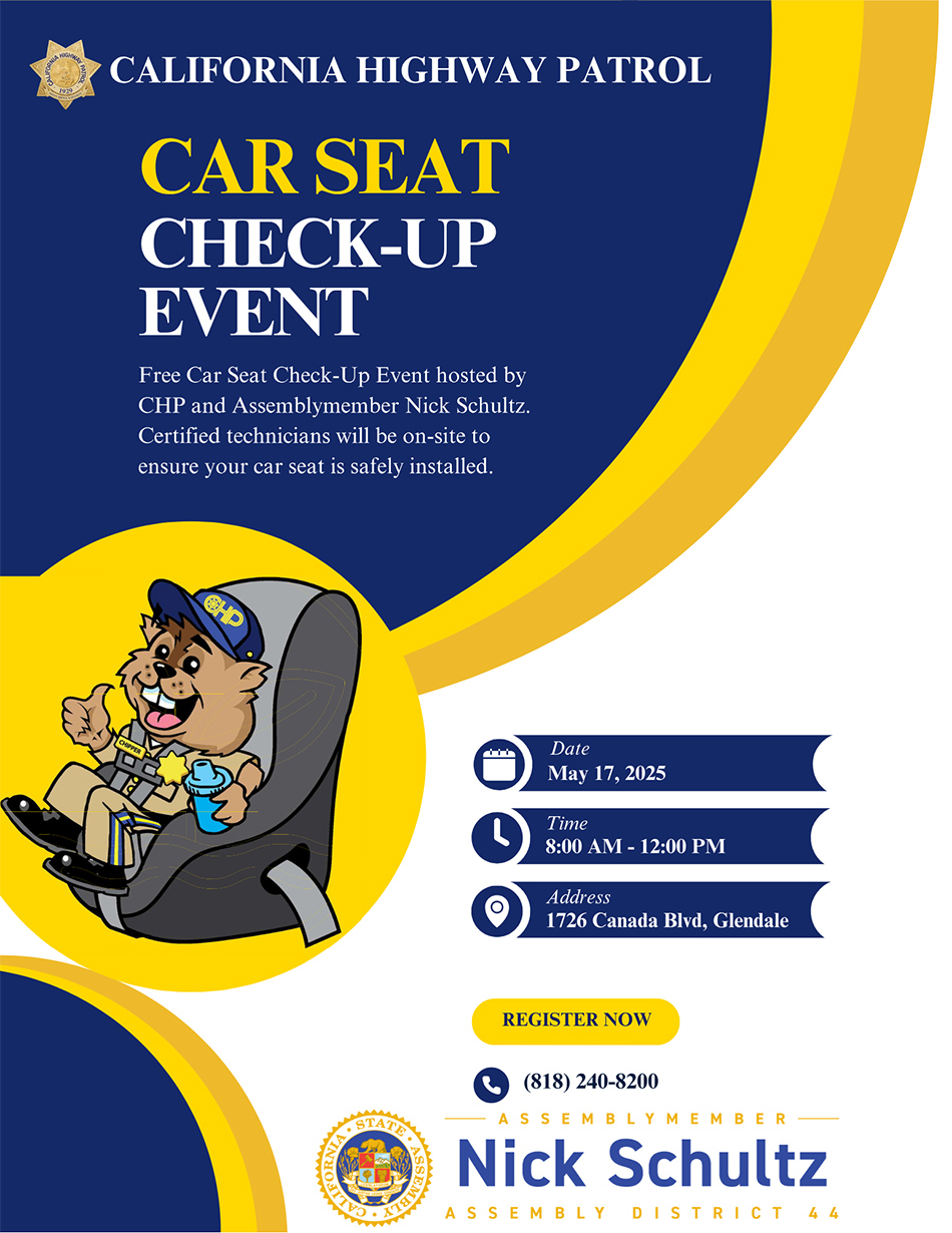 Car Seat Installation and Safety Event flyer