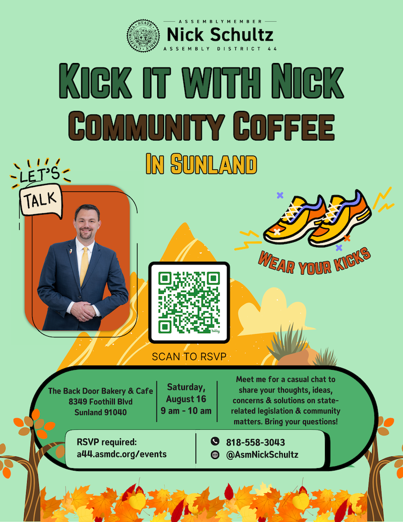 Kick it with Nick Community Coffee in Sunland