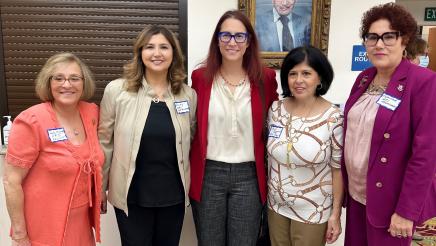 Assemblymember Friedman with members of the Armenian Relief Society.