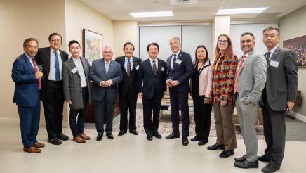 Members of the California Legislature join the Consul General of Japan to celebrate our two countries partnership.