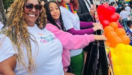 Assemblymember Friedman on float