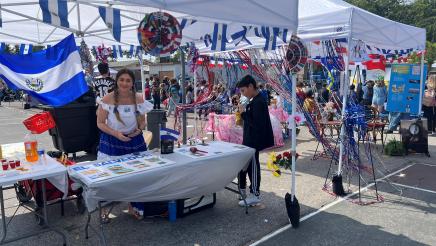 El Salvador tent at Centennial