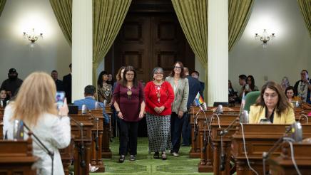 Native American Day Floor Ceremony