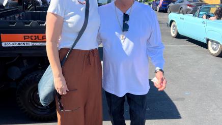 Assemblymember Laura Friedman with actor Danny Trejo