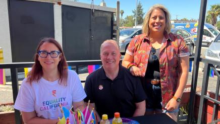 Assemblymember Laura Friedman with Senator Caroline Menjivar