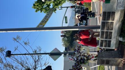 Wreath ceremony at the Montrose Memorial Day event