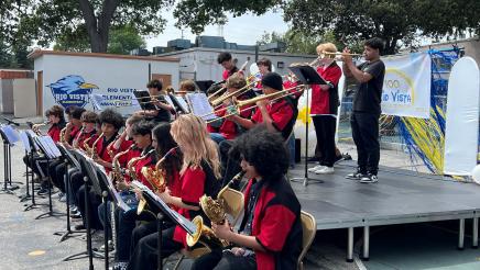 Rio Vista student band