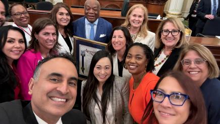 CA Assembly with Willie Brown